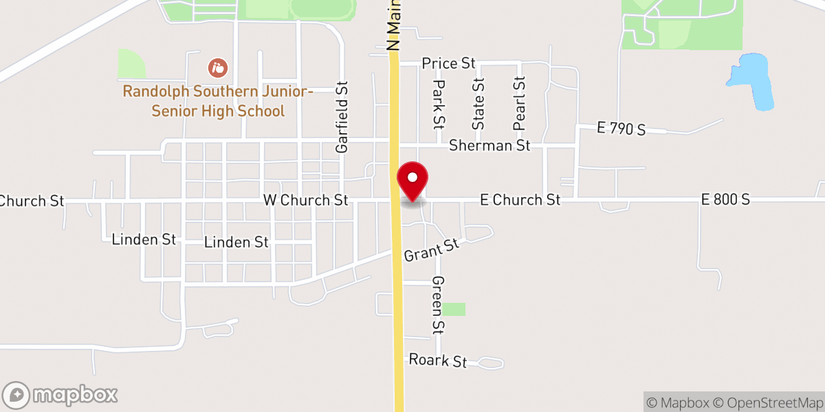 Map showing location of Lynn Volunteer Fire Company