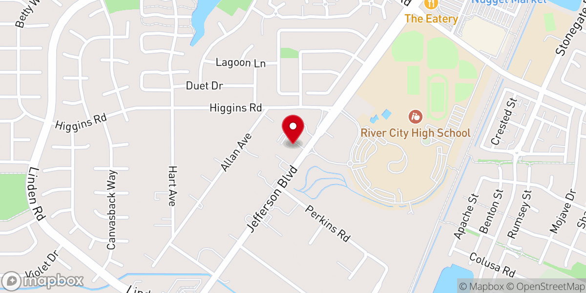 Map showing location of West Sacramento Seventh-day Adventist Church