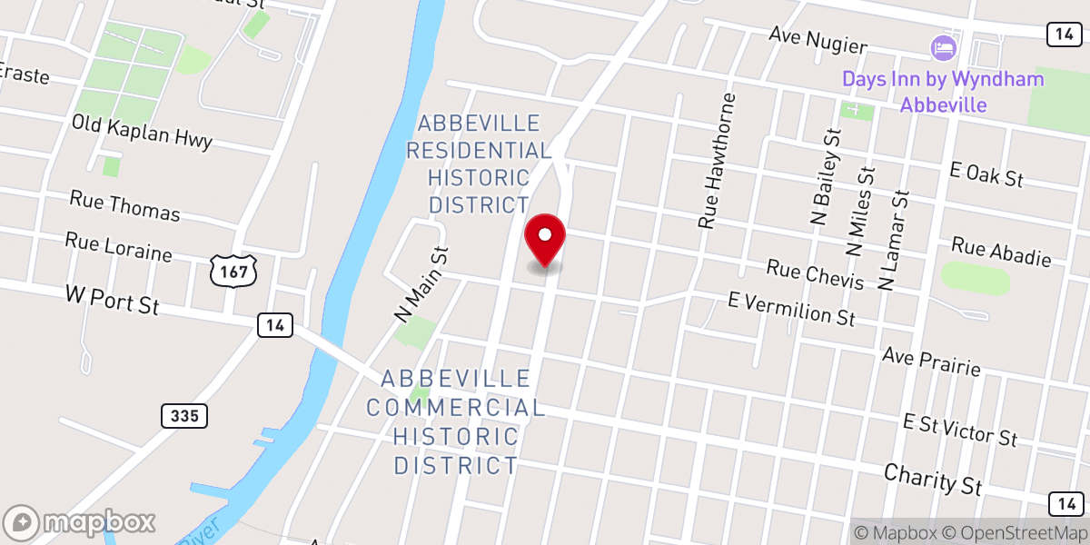 Map showing location of Caldwell Cottage