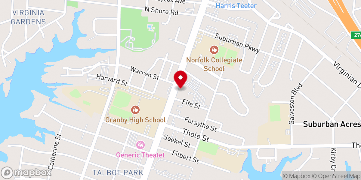 Map showing location of St Joseph of Optina Russian Orthodox Church