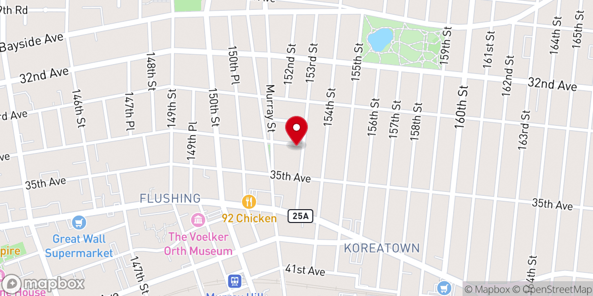 Map showing location of Rich Spring Christian Church