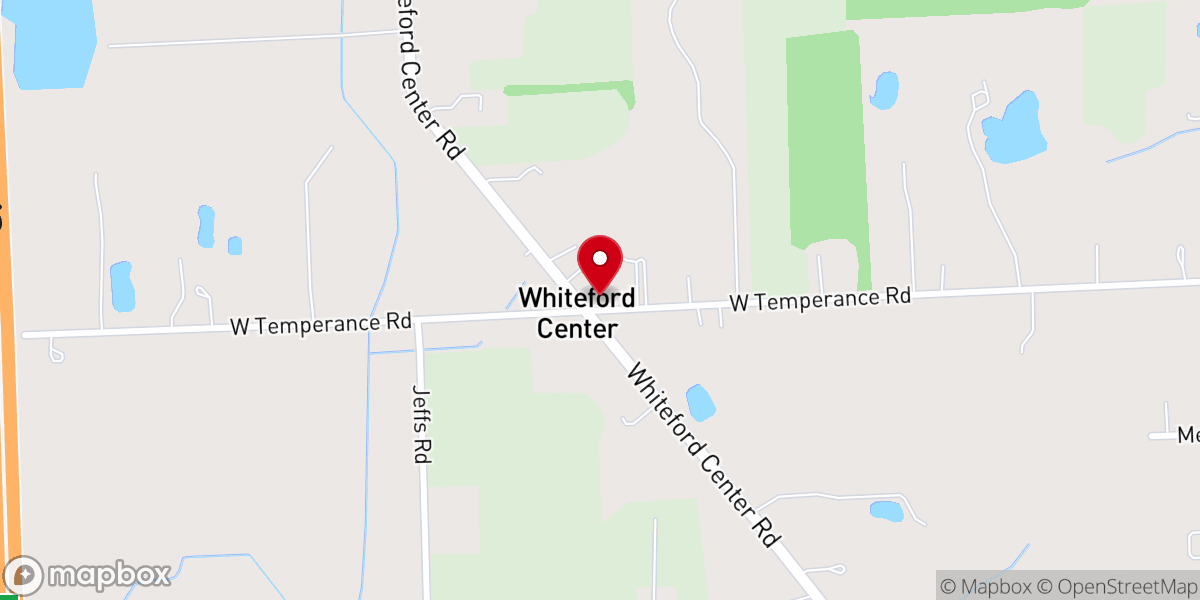 Map showing location of St Michael Lutheran Church