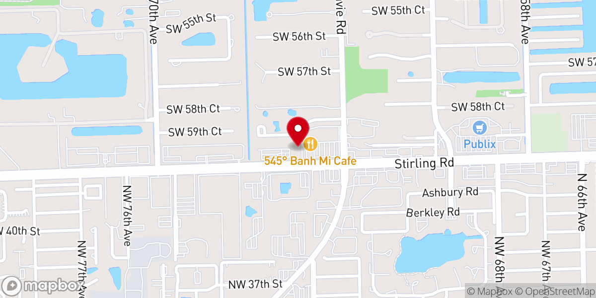 Map showing location of Believers Assembly of South Florida