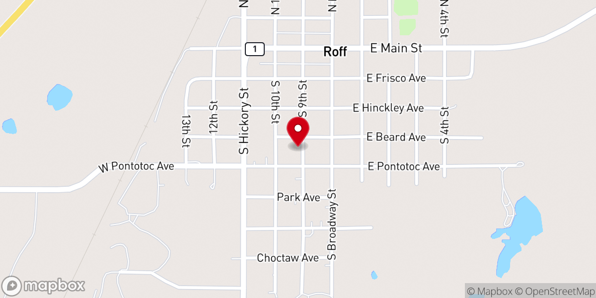 Map showing location of Renetta Kirk