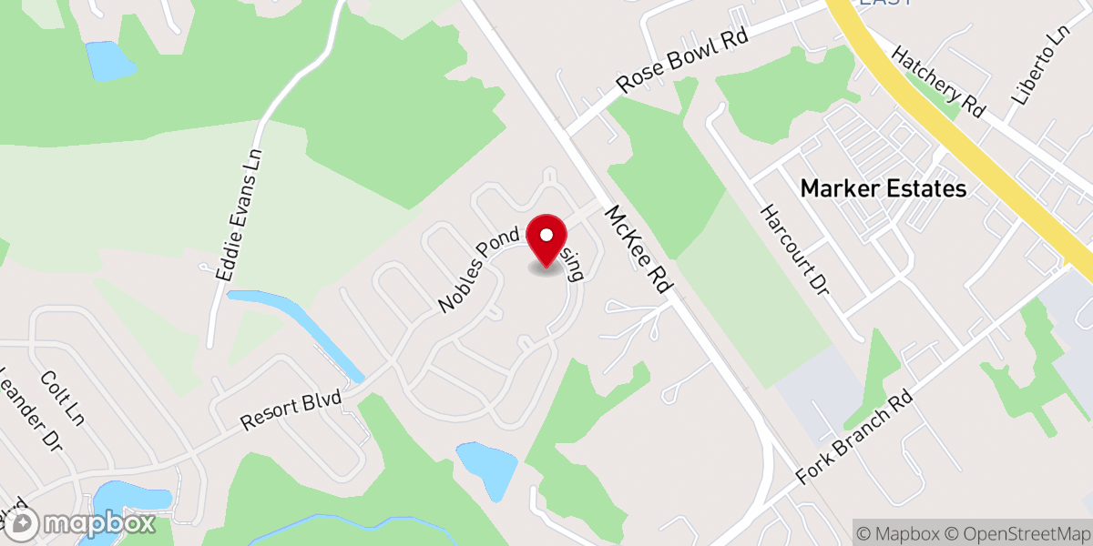 Map showing location of The Potter's House