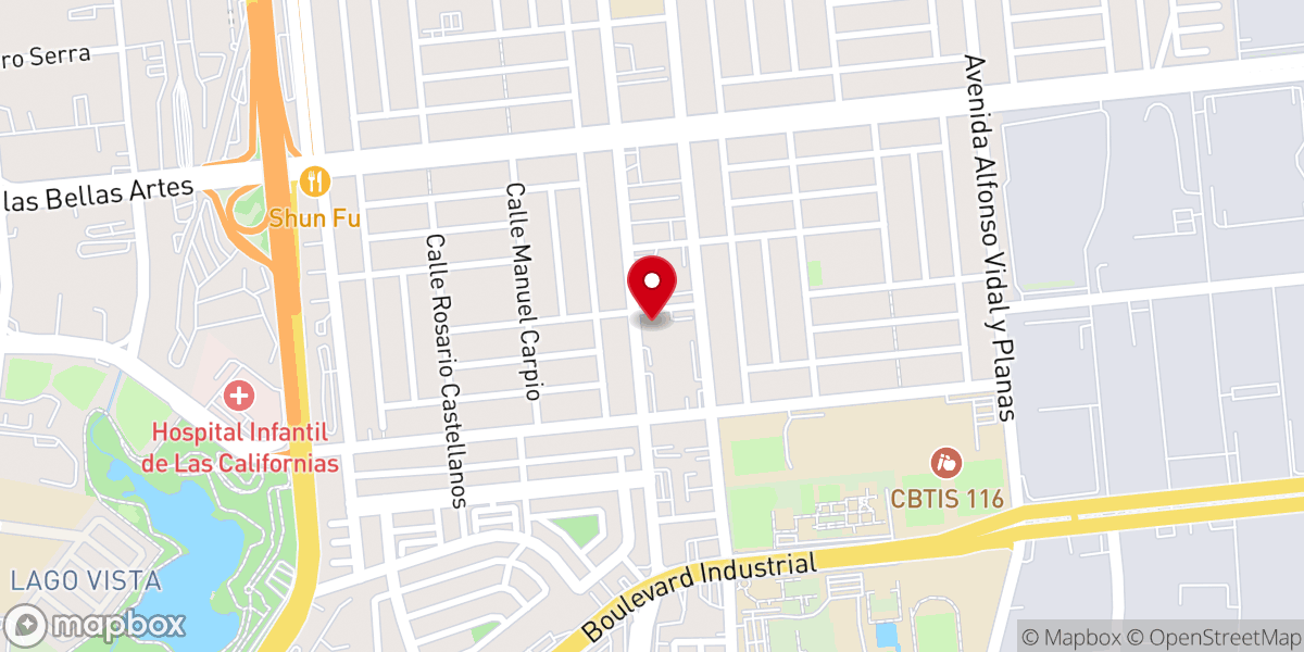 Map showing location of Parroquia San Ignacio de Loyola