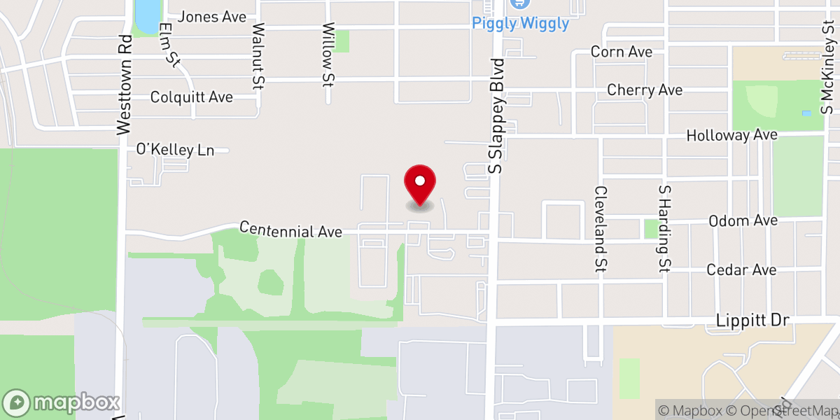 Map showing location of New Direction Christian Church