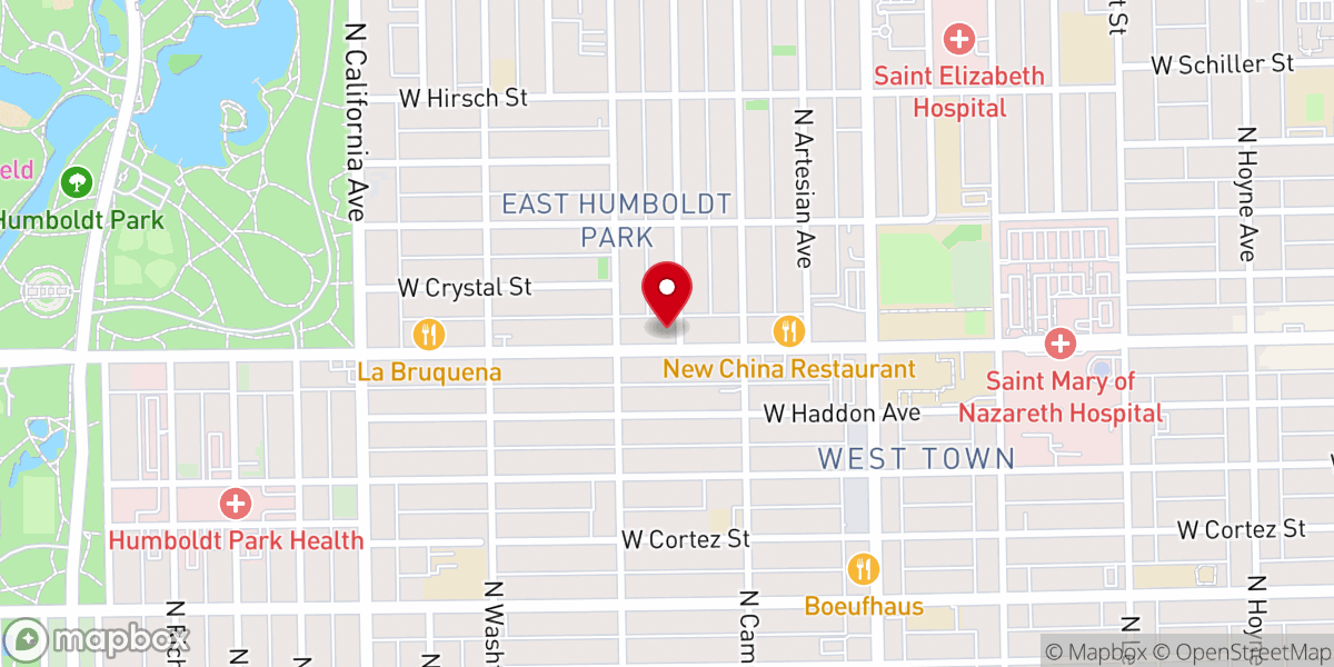 Map showing location of Church of God