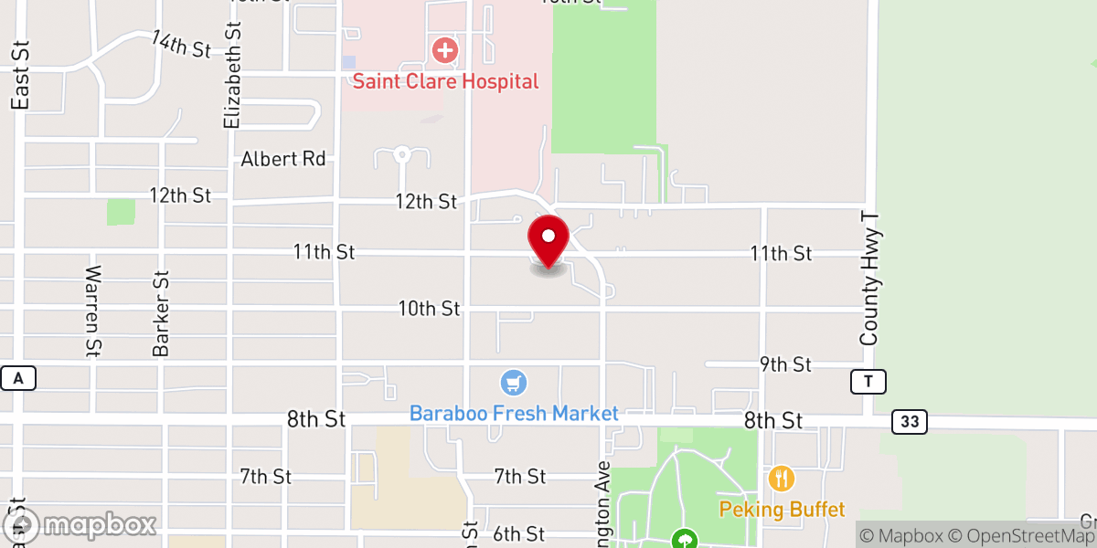 Map showing location of Destination Church