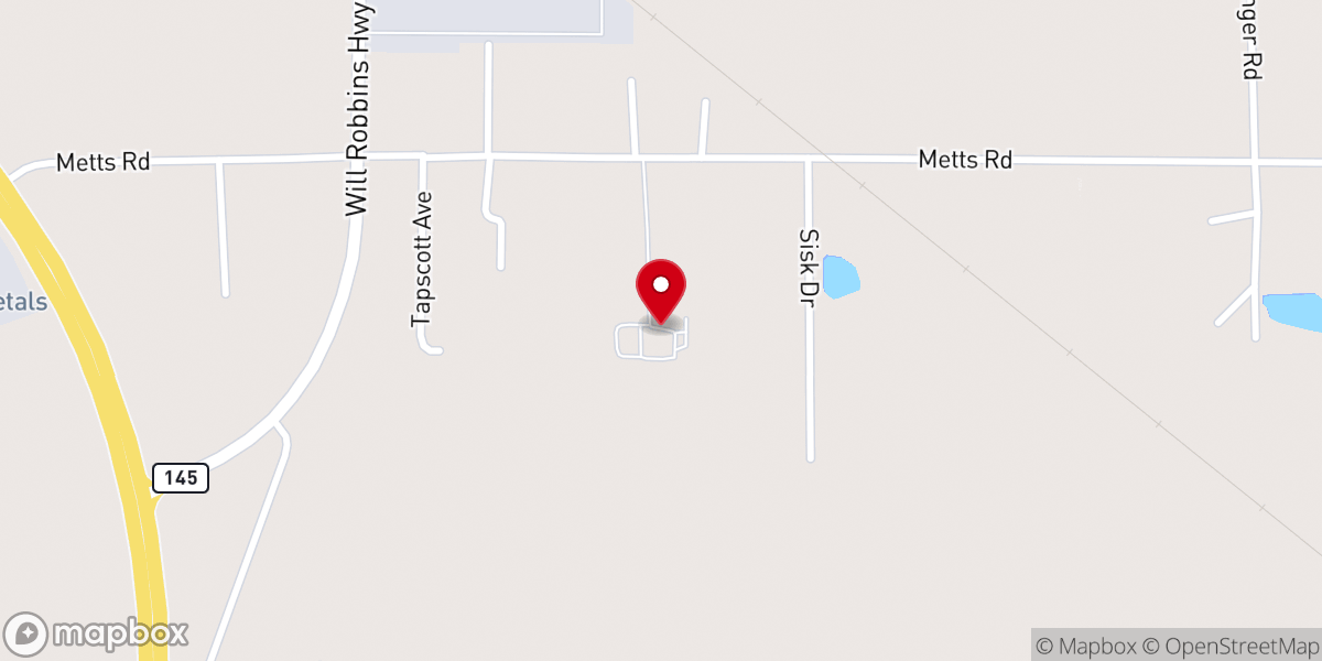 Map showing location of Cross Pointe Fellowship Church