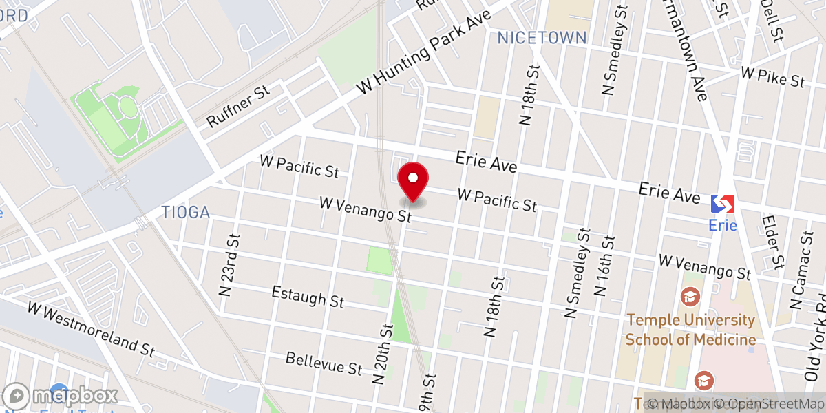 Map showing location of Mercy Everlasting Ministries Inc