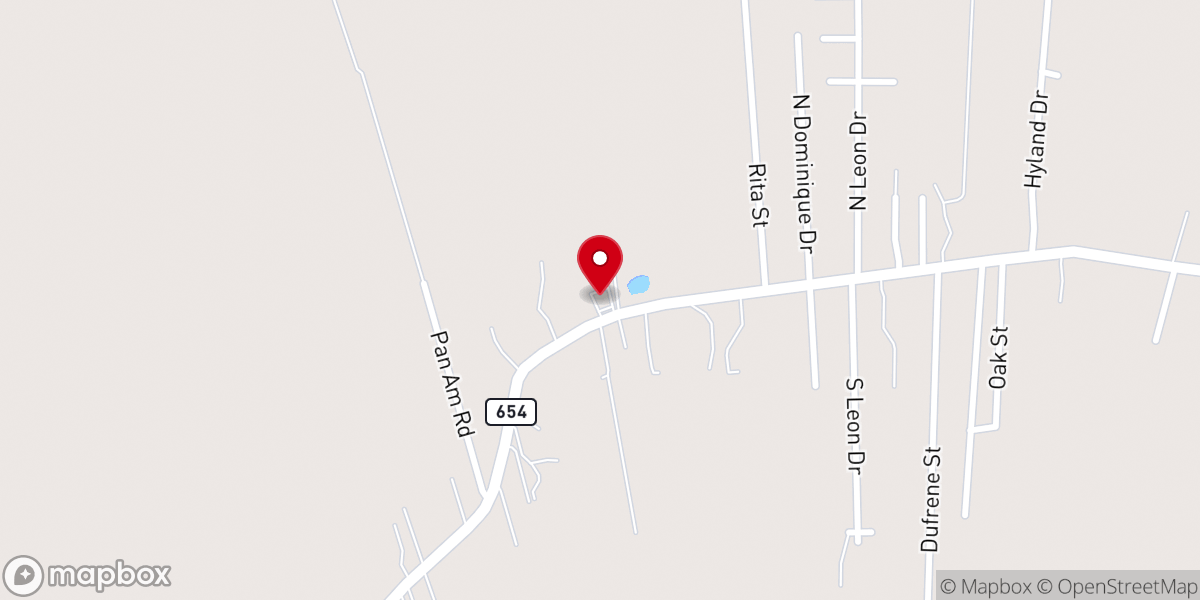 Map showing location of St Anthony Catholic Church