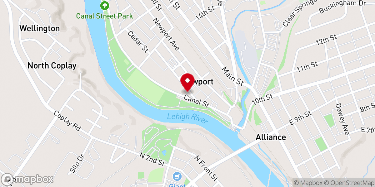 Map showing location of St Peter & Paul Roman Catholic