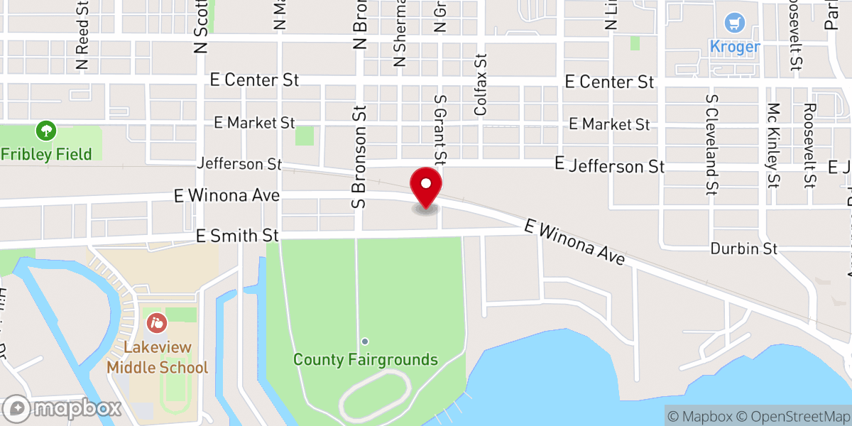 Map showing location of Treasures for the Heart Ministries Inc