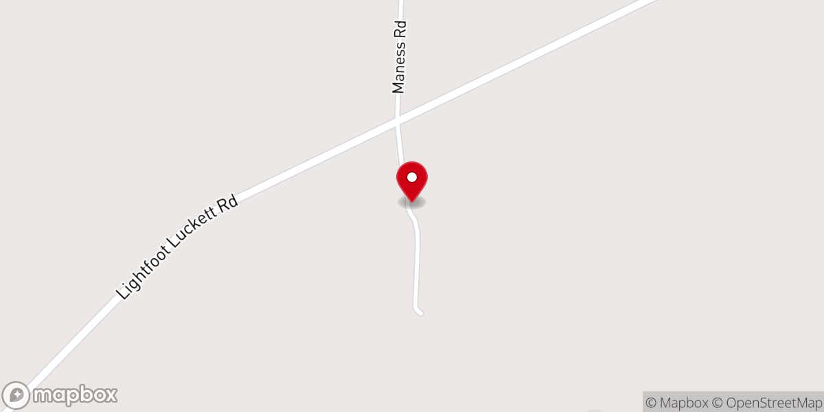 Map showing location of Saint Matthew MB Church