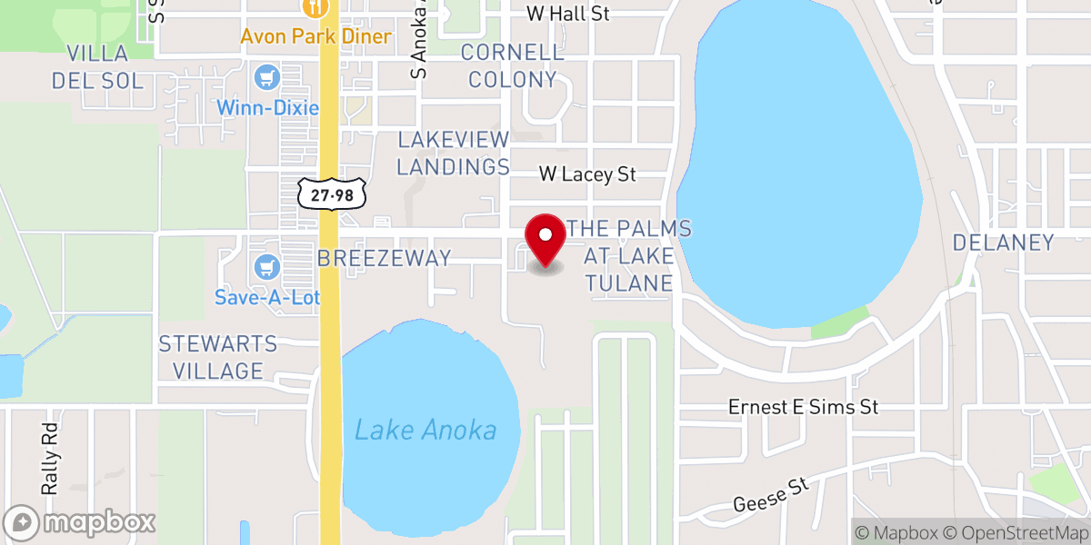 Map showing location of Ridge Area International 7th Day