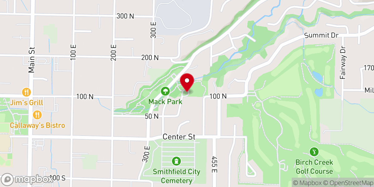 Map showing location of Valley Baptist Church