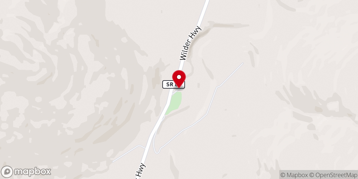 Map showing location of Falling Springs Mssnry Baptist