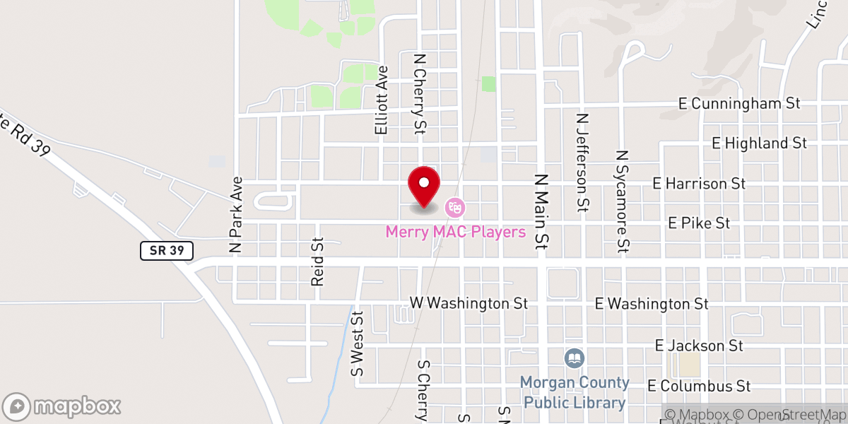 Map showing location of Ken Mar Apartments