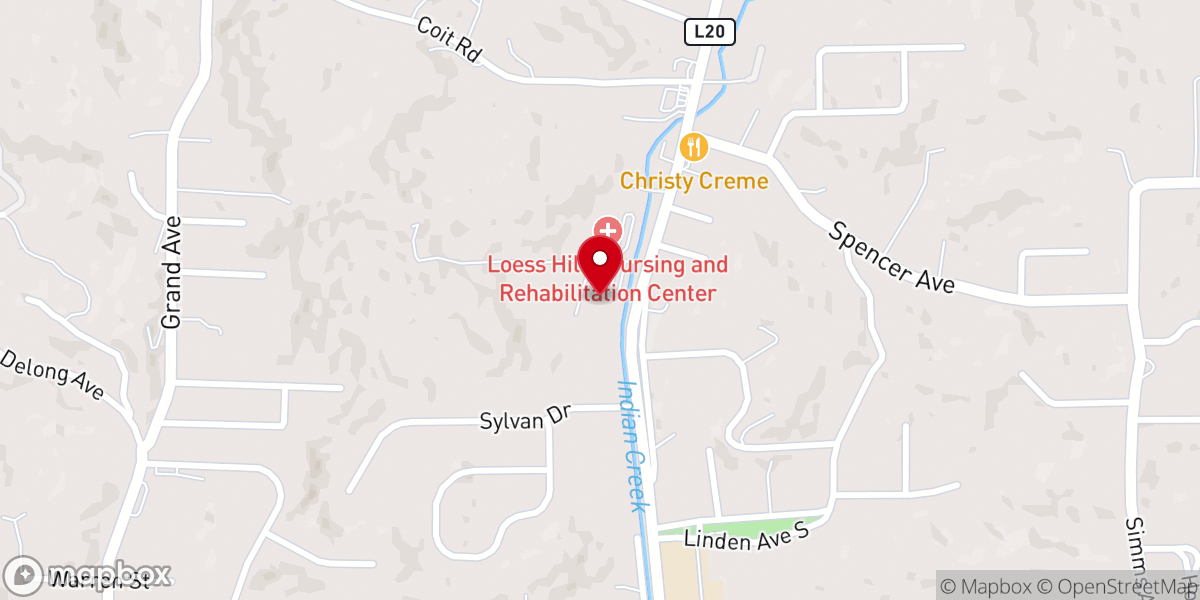Map showing location of Emanuel Lutheran Church ELCA