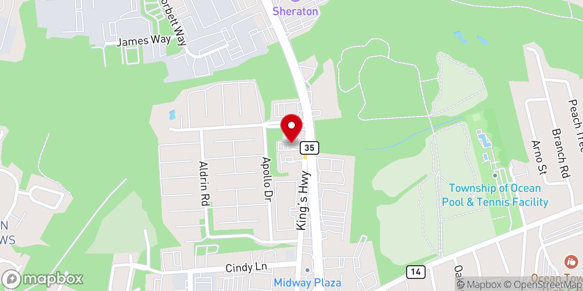 Map showing location of Bloomfield-Cooper Jewish Chapels