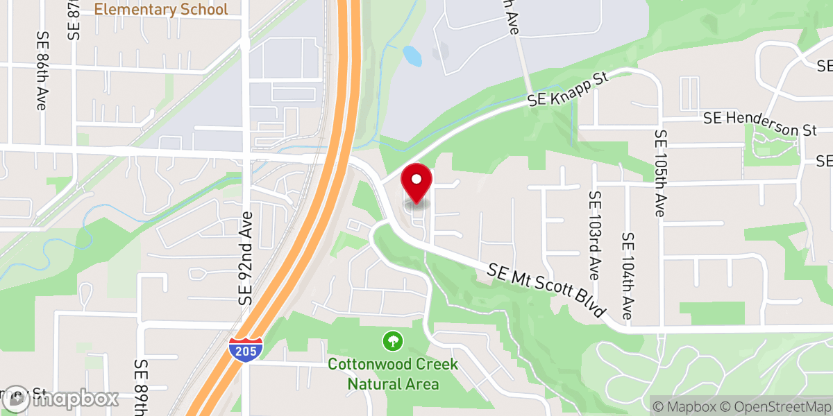 Map showing location of Portland Pentecostals
