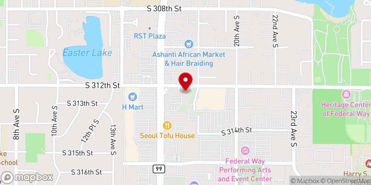 Map showing location of Al-Firdows Center