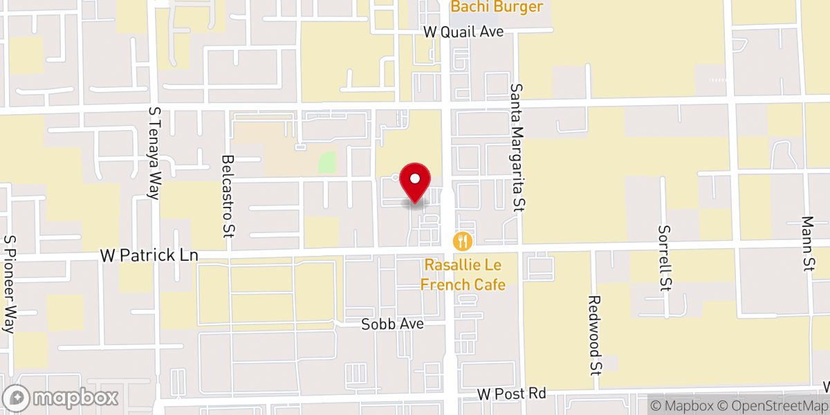 Map showing location of Legacy Church Las Vegas