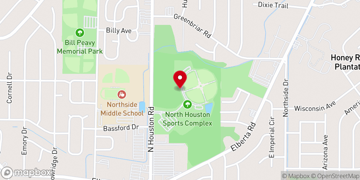 Map showing location of Deliverance Tabernacle Holiness Church Inc