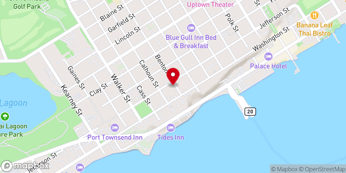 Map showing location of Port Townsend Seventh-day Adventist Church