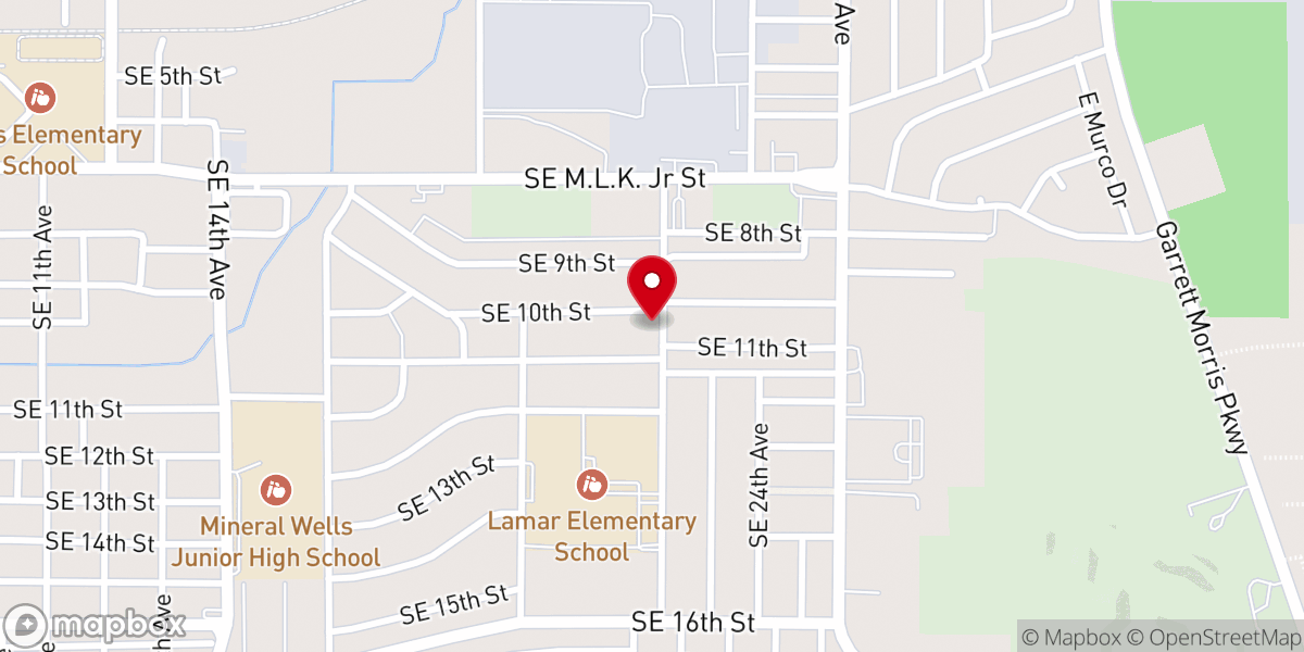Map showing location of Nazarene Church