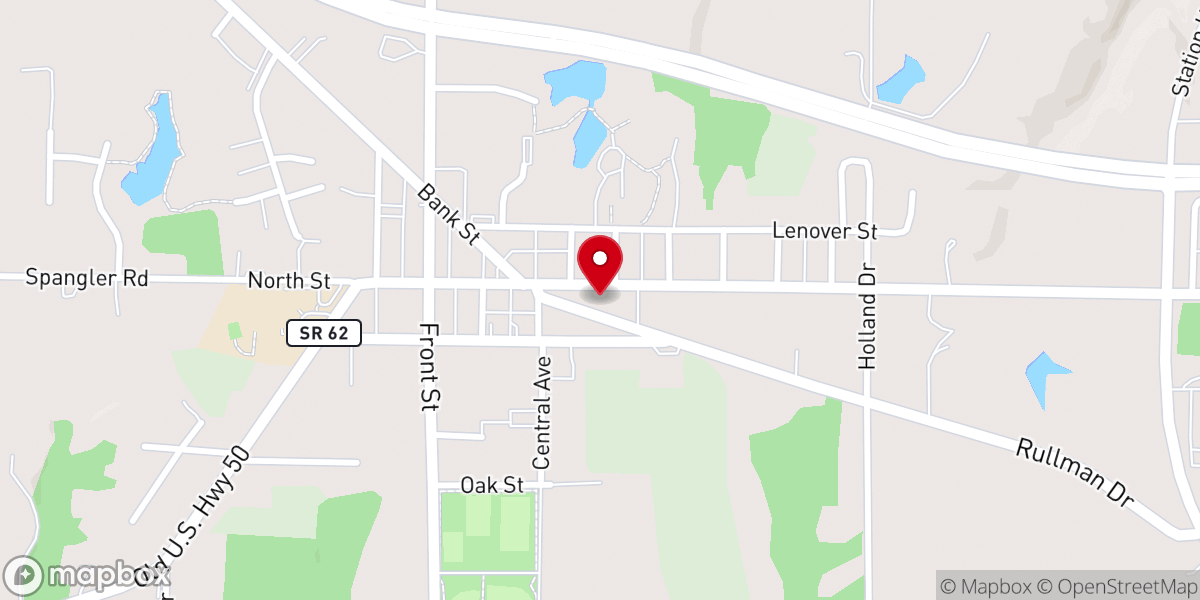 Map showing location of Dillsboro Community Food Pantry - Food Distribution Center
