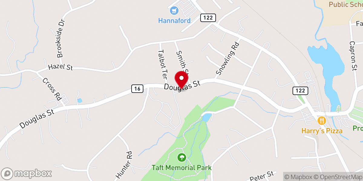 Map showing location of Valley Chapel Lower Campus