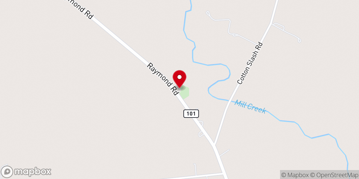 Map showing location of Old Union Church of Christ