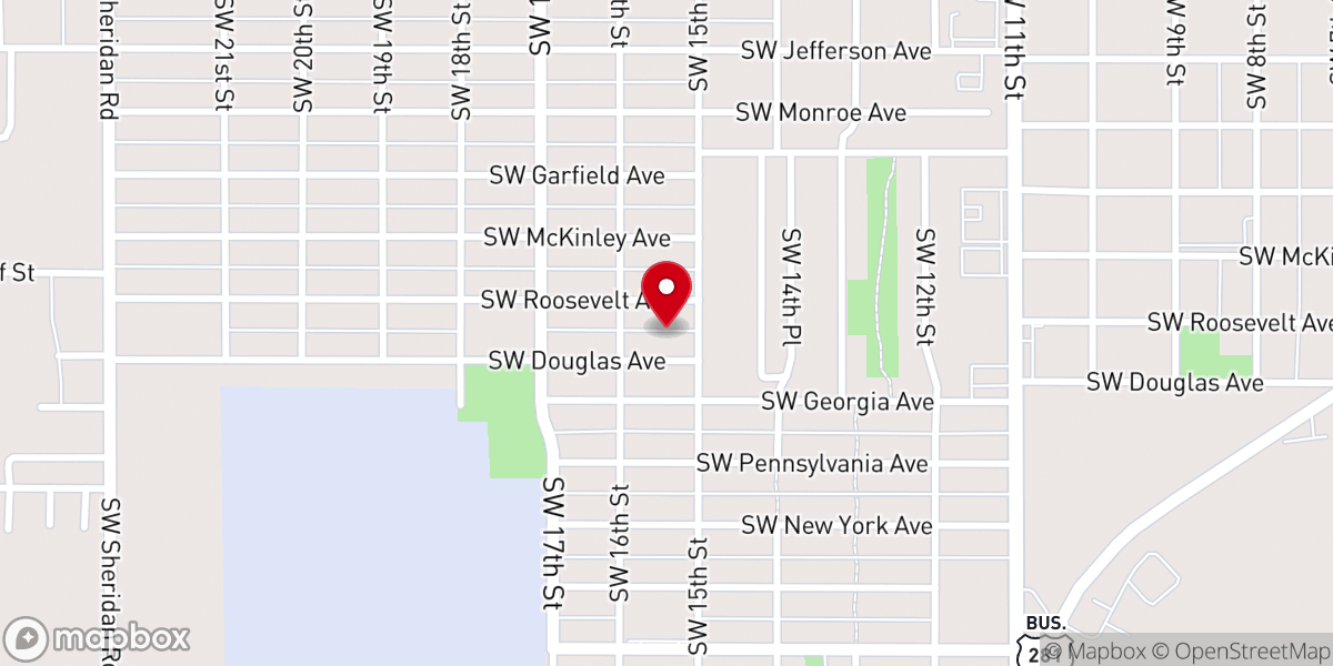 Map showing location of Christ Holy Sanctified Church