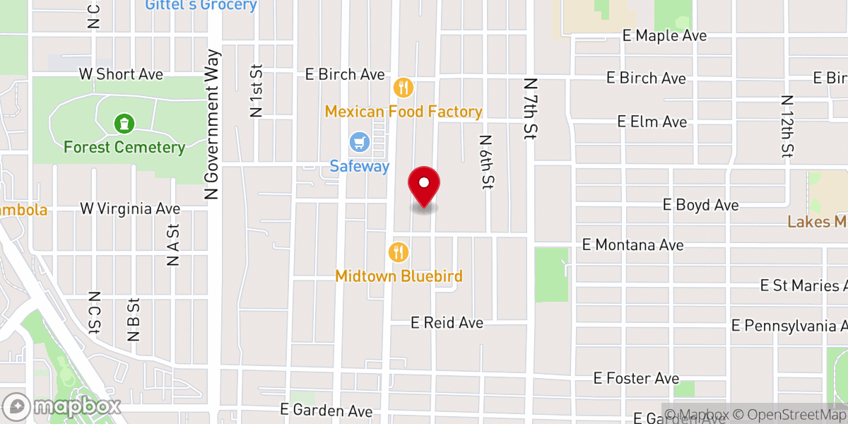 Map showing location of Statesmen Youth Inc