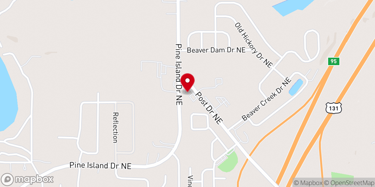 Map showing location of The Loaves & Fishes Food Pantry