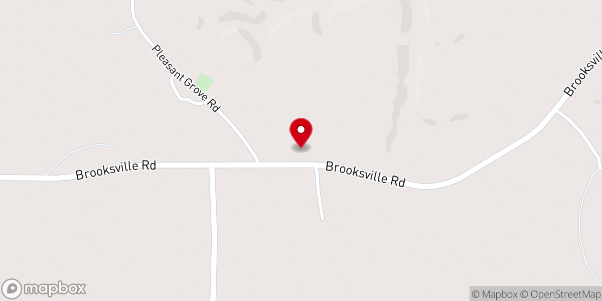 Map showing location of Mt.Bell Baptist Church