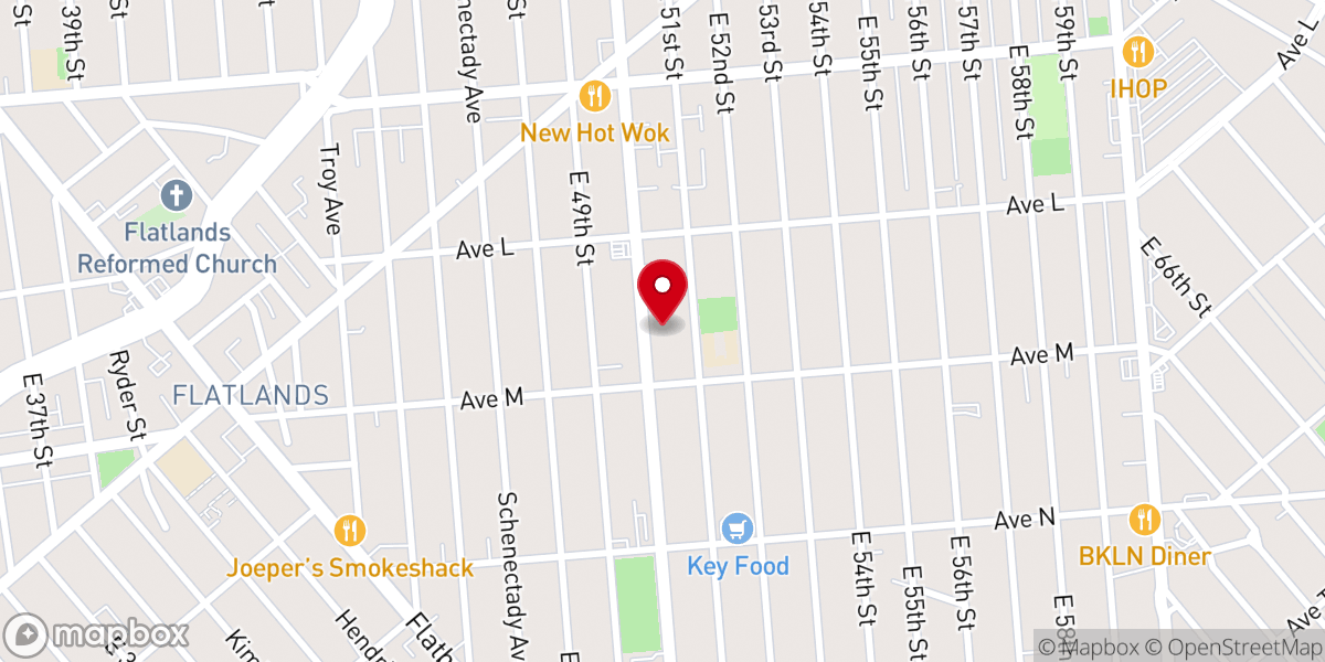 Map showing location of Kingdom Hill Church of God
