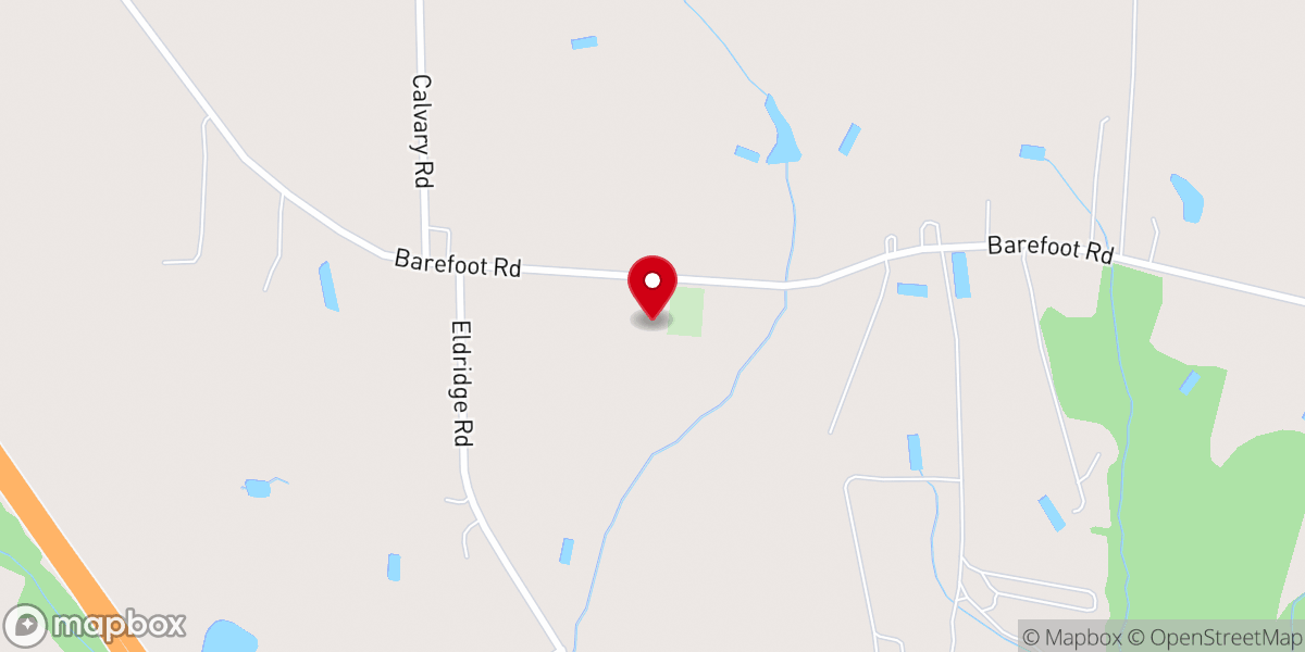 Map showing location of Long Branch Disciples of Christ Church