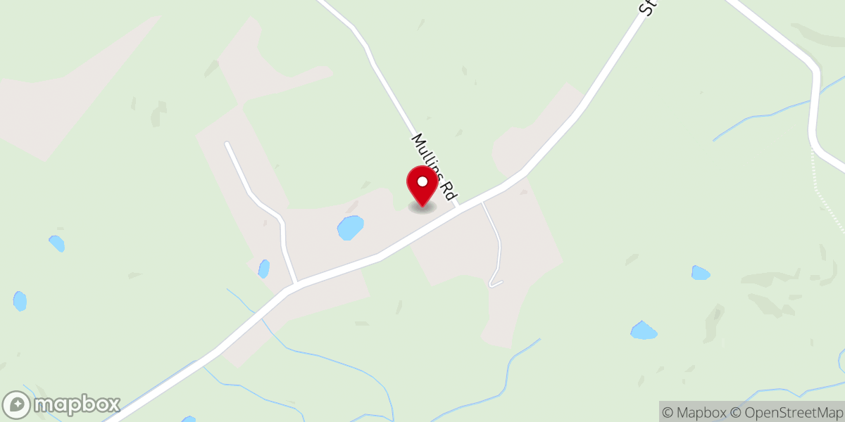 Map showing location of Valley View Freewill Baptist Church