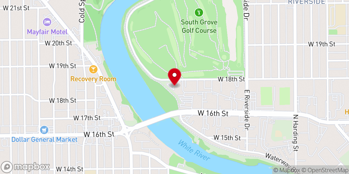 Map showing location of Wayfinding