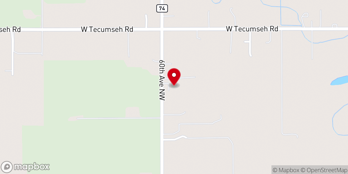 Map showing location of The Cross Church of Norman