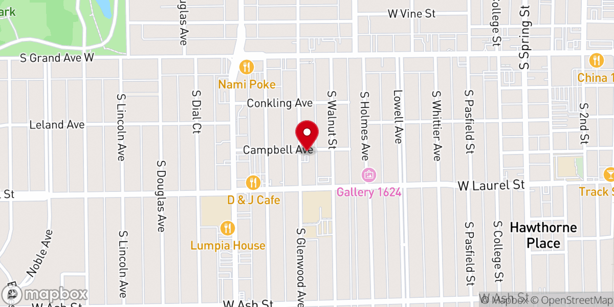 Map showing location of Saint Anthony Greek Orthodox Church