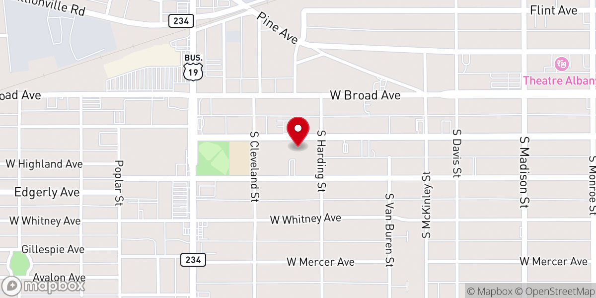 Map showing location of Saints of God House of Worship
