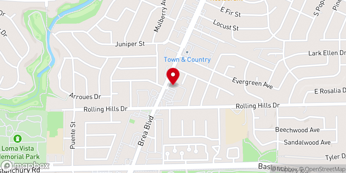 Map showing location of Fullerton Free North Campus