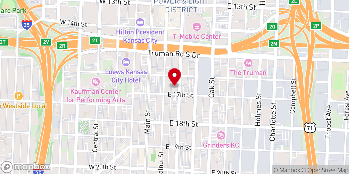 Map showing location of The Bardot