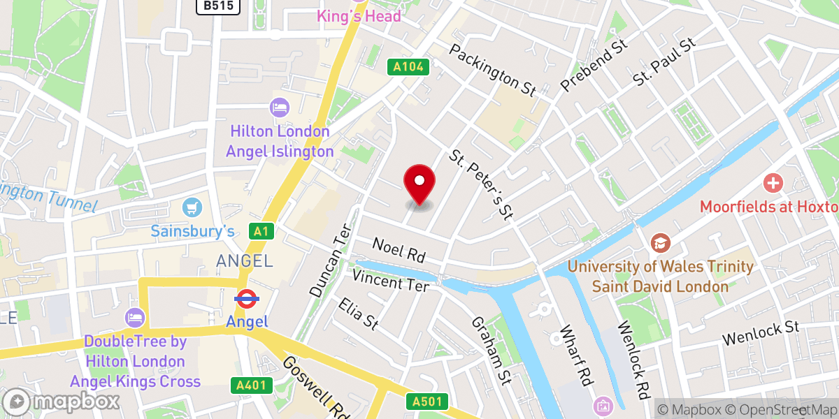 Map showing location of Our Lady of Czestochowa Polish RC Church
