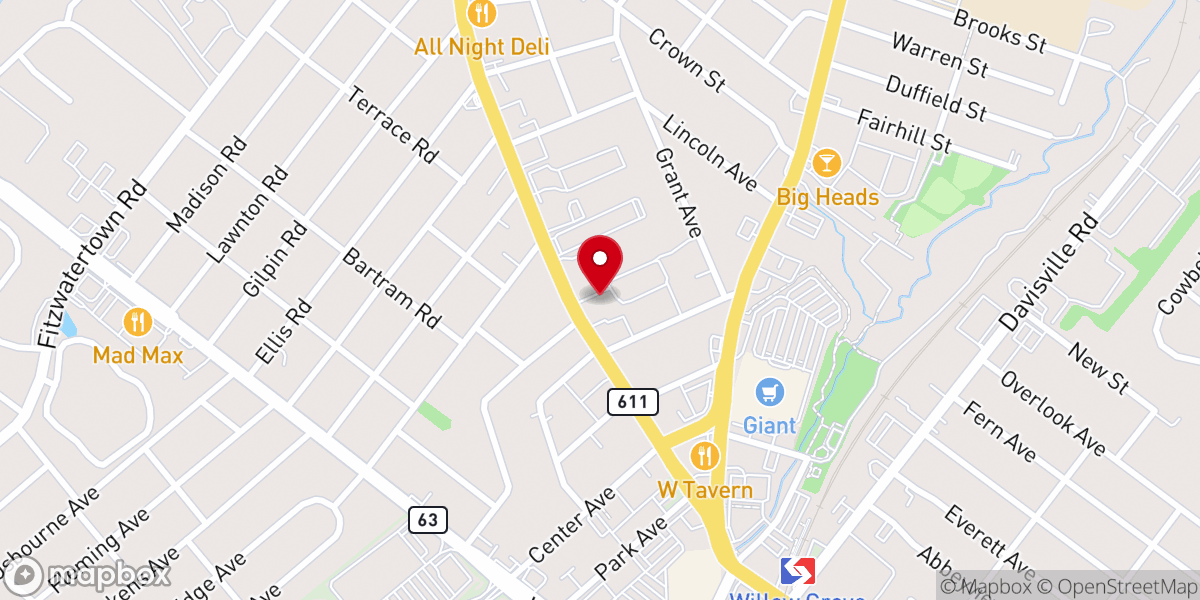 Map showing location of Calvary Presbyterian Church PCA