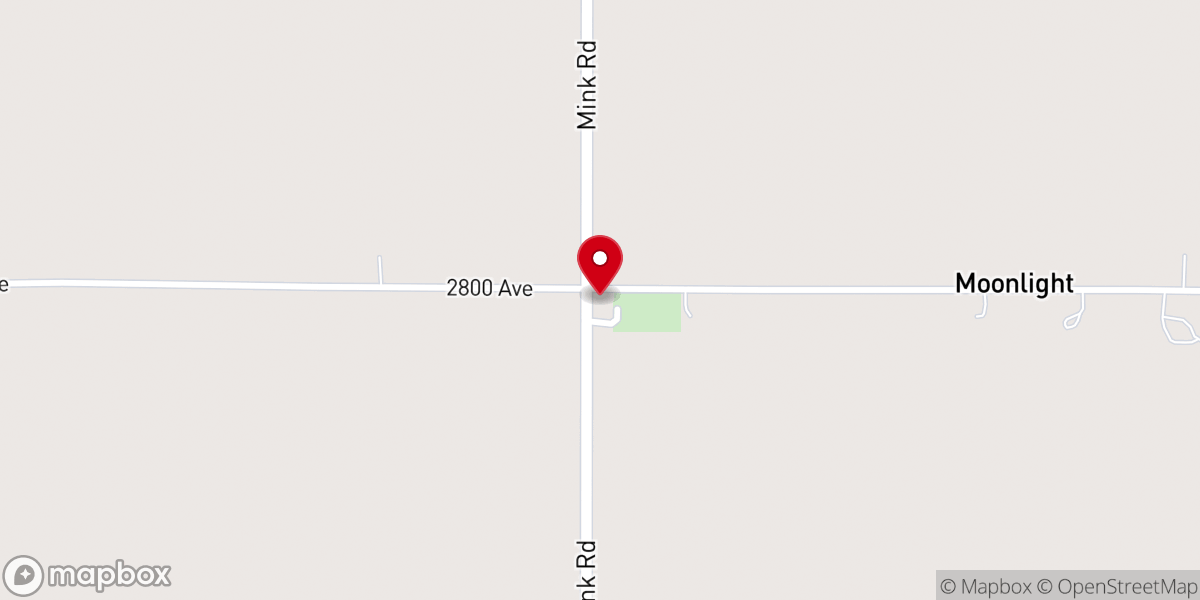 Map showing location of Bethel Church